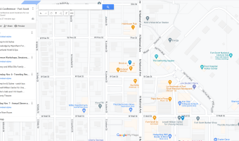Map of conference locations for Fort Scott